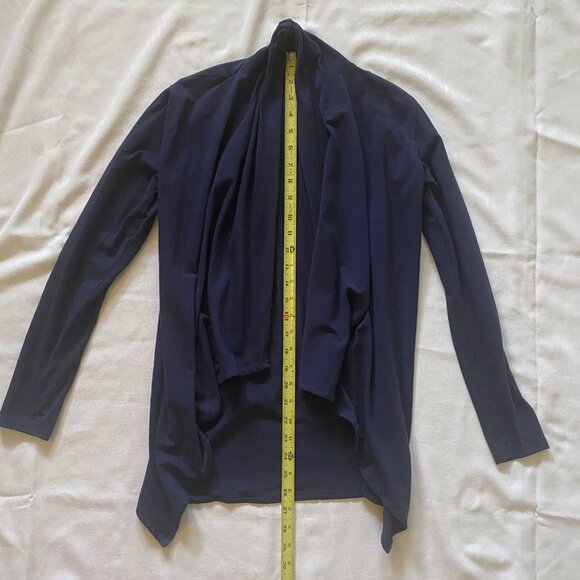 Coolibar Women's XXS Marietas UPF 50+ Sun Wrap Open Cardigan Jacket Blue - Picture 6 of 10